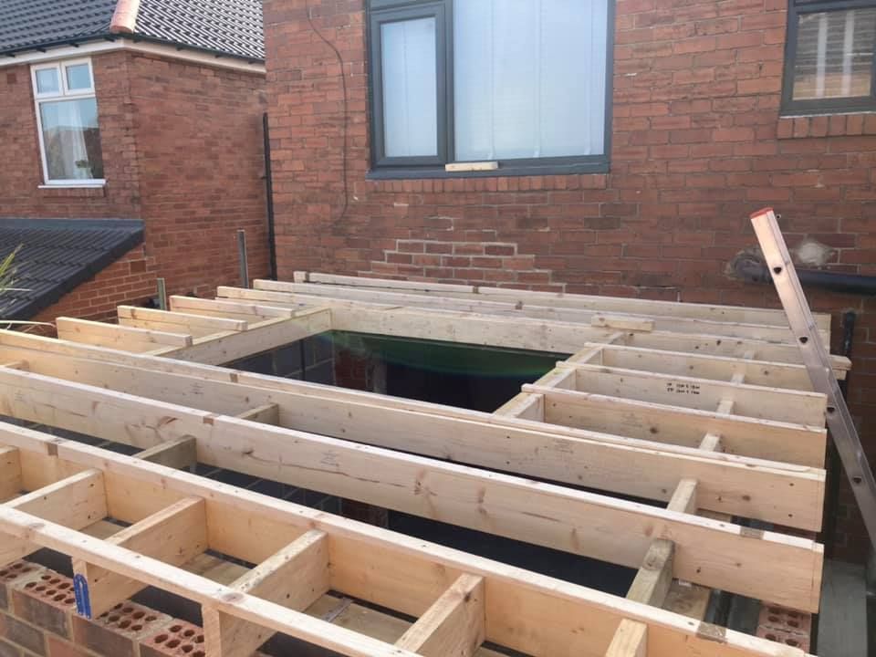 Flat roof deck Nottingham roofing contractor